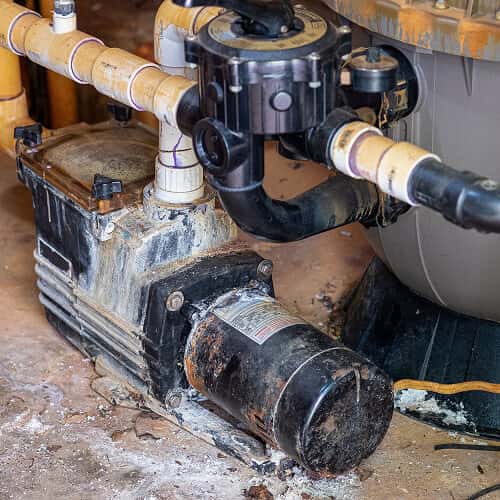 Pool equipment repair handled by Aquatic Solutions