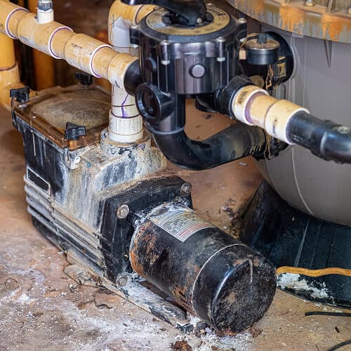 Pool equipment repair handled by Aquatic Solutions
